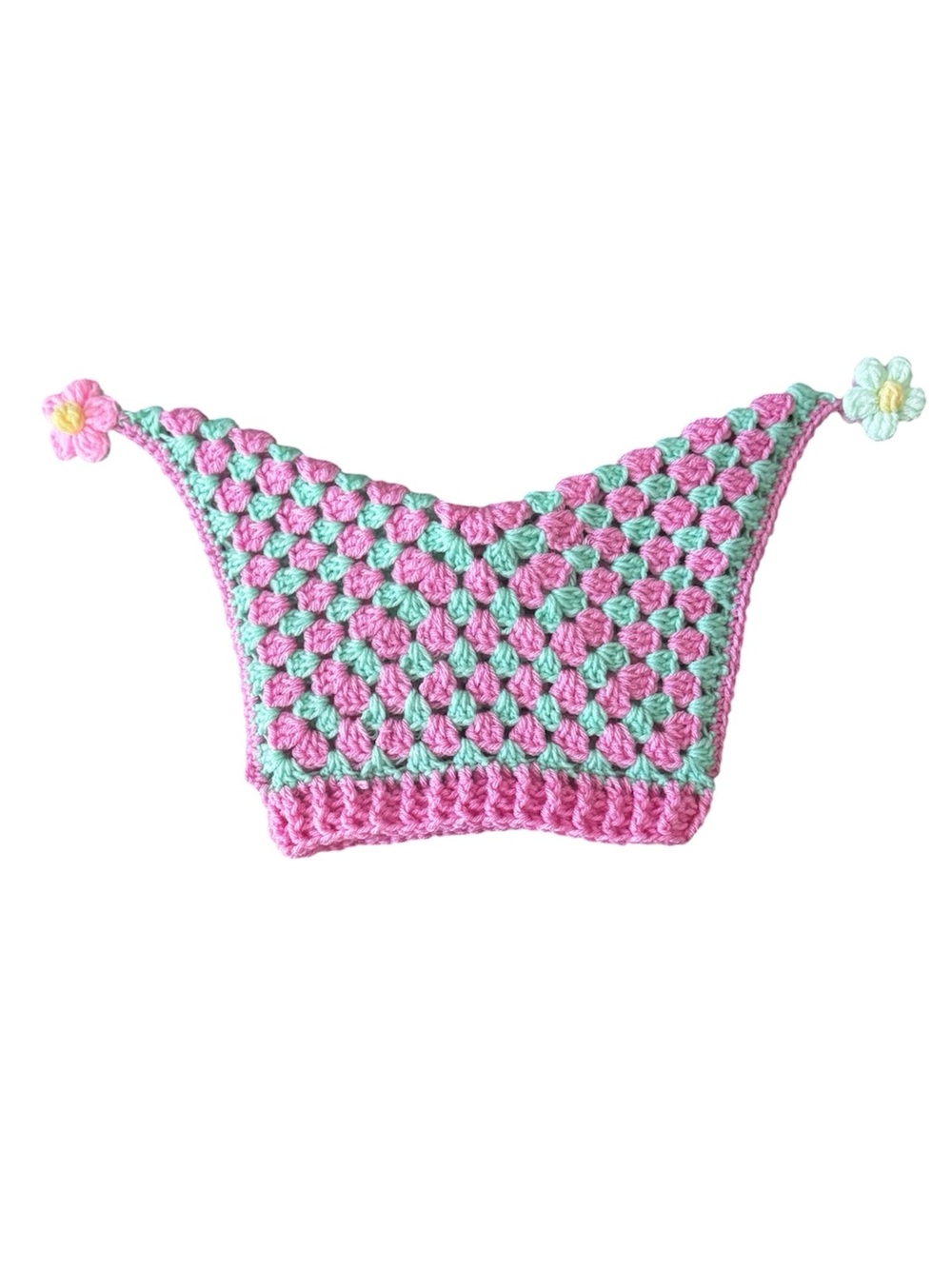 Crochet Jester hat/ beanie